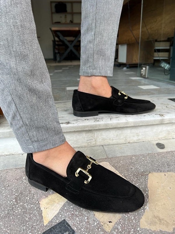 Black Suede Loafers for Men Online – SARDINELLI