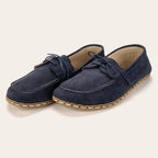 Men's Navy Nubuck Dock Shoes