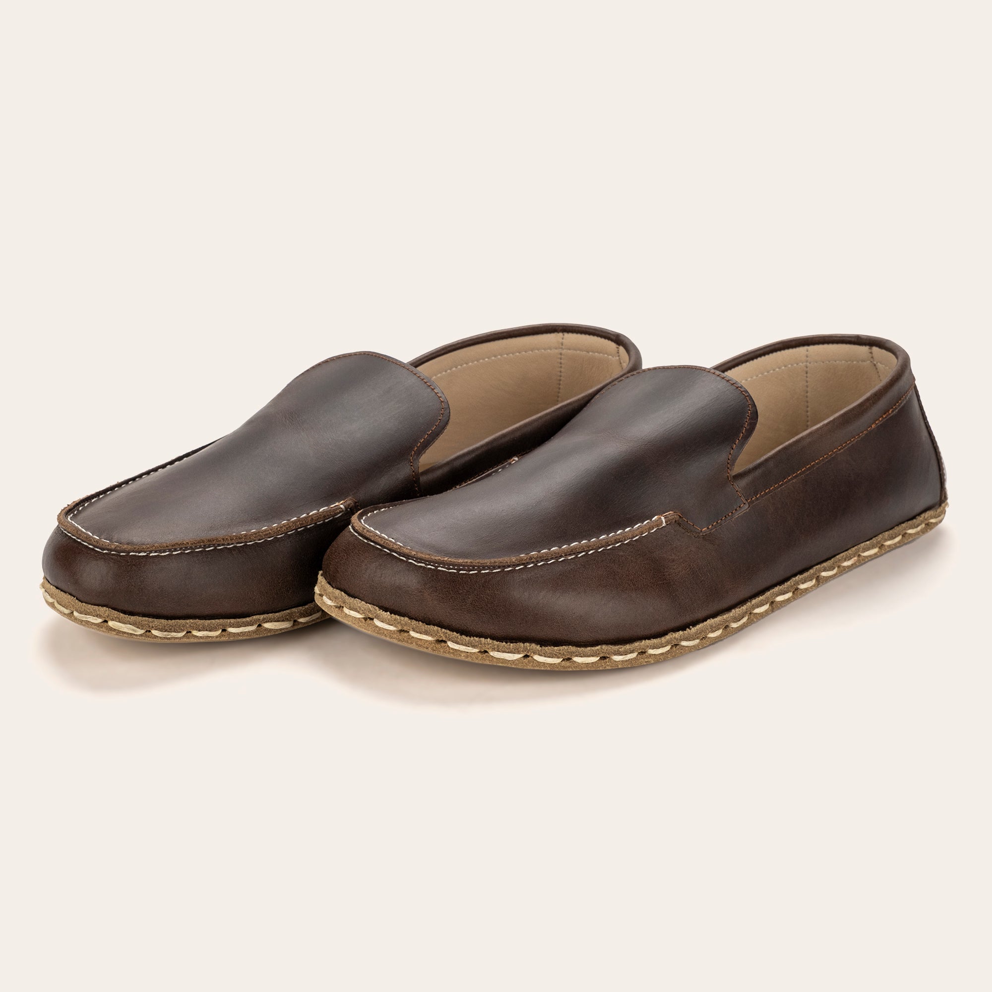 Men's Coffee Brown Moccasins