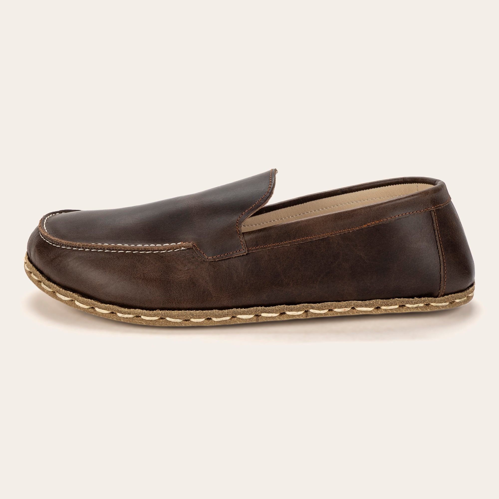 Men's Coffee Brown Moccasins