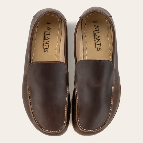Men's Coffee Brown Moccasins