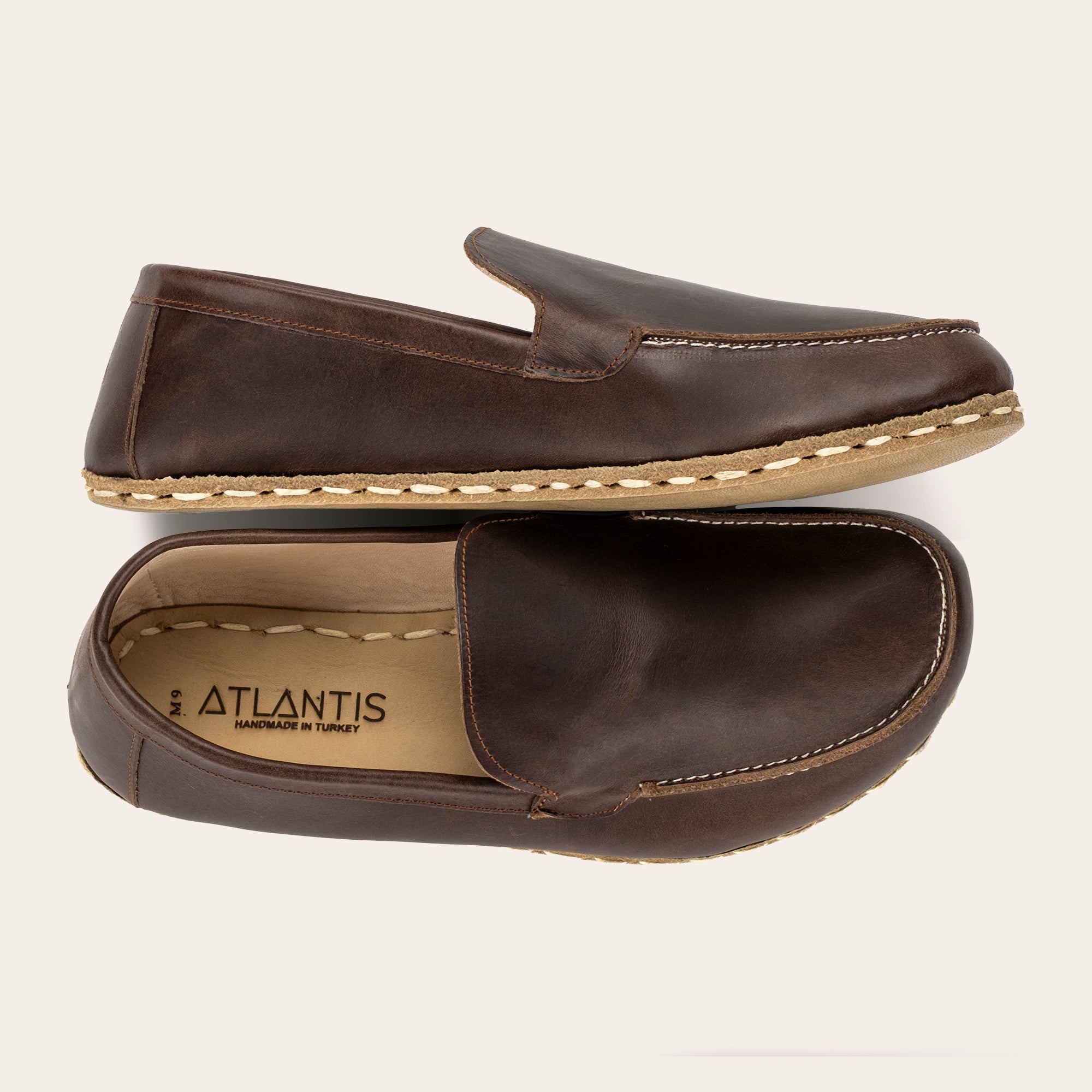 Men's Coffee Brown Moccasins