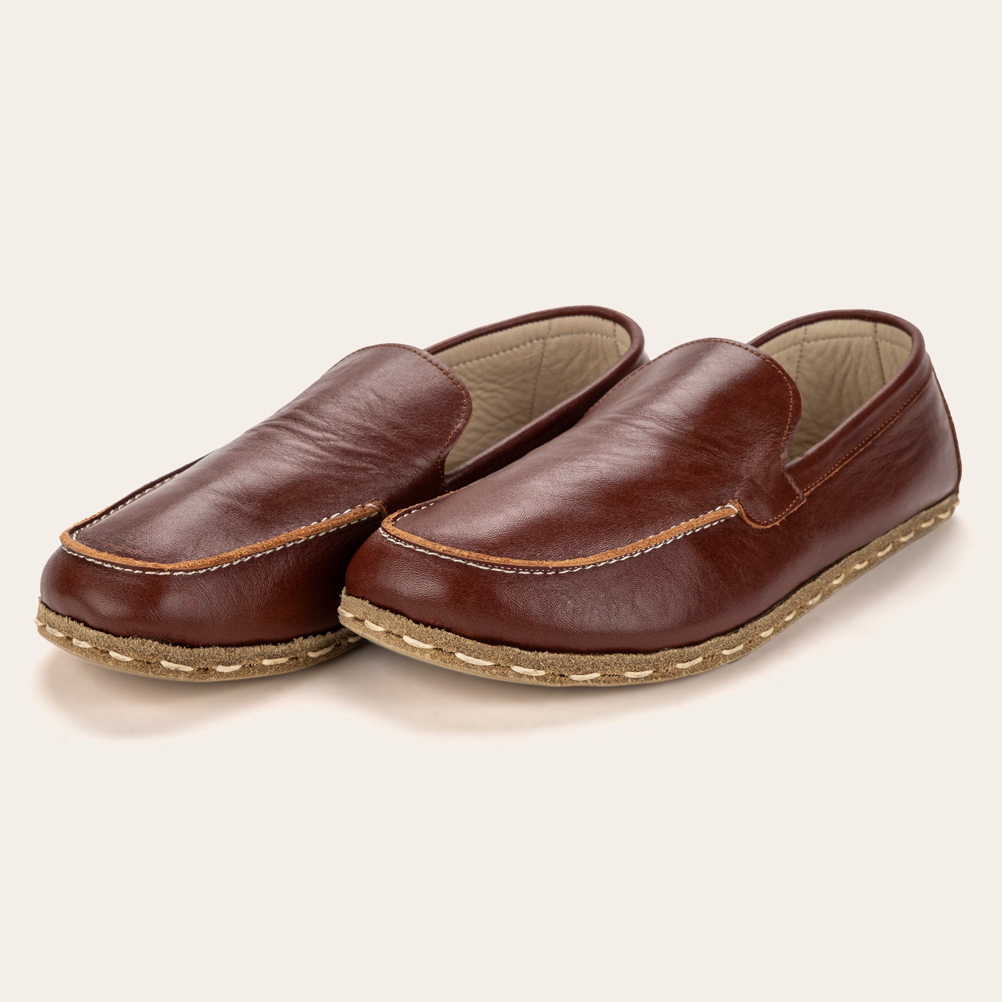 Men's Peru Brown Moccasins