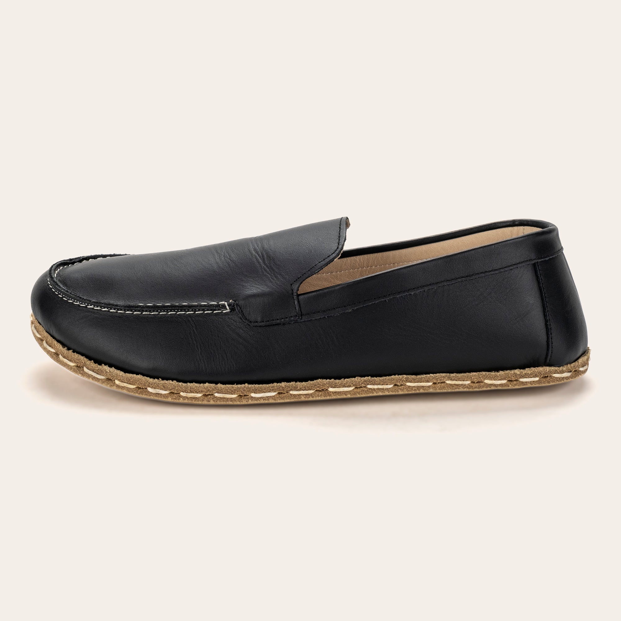 Men's Black Moccasins