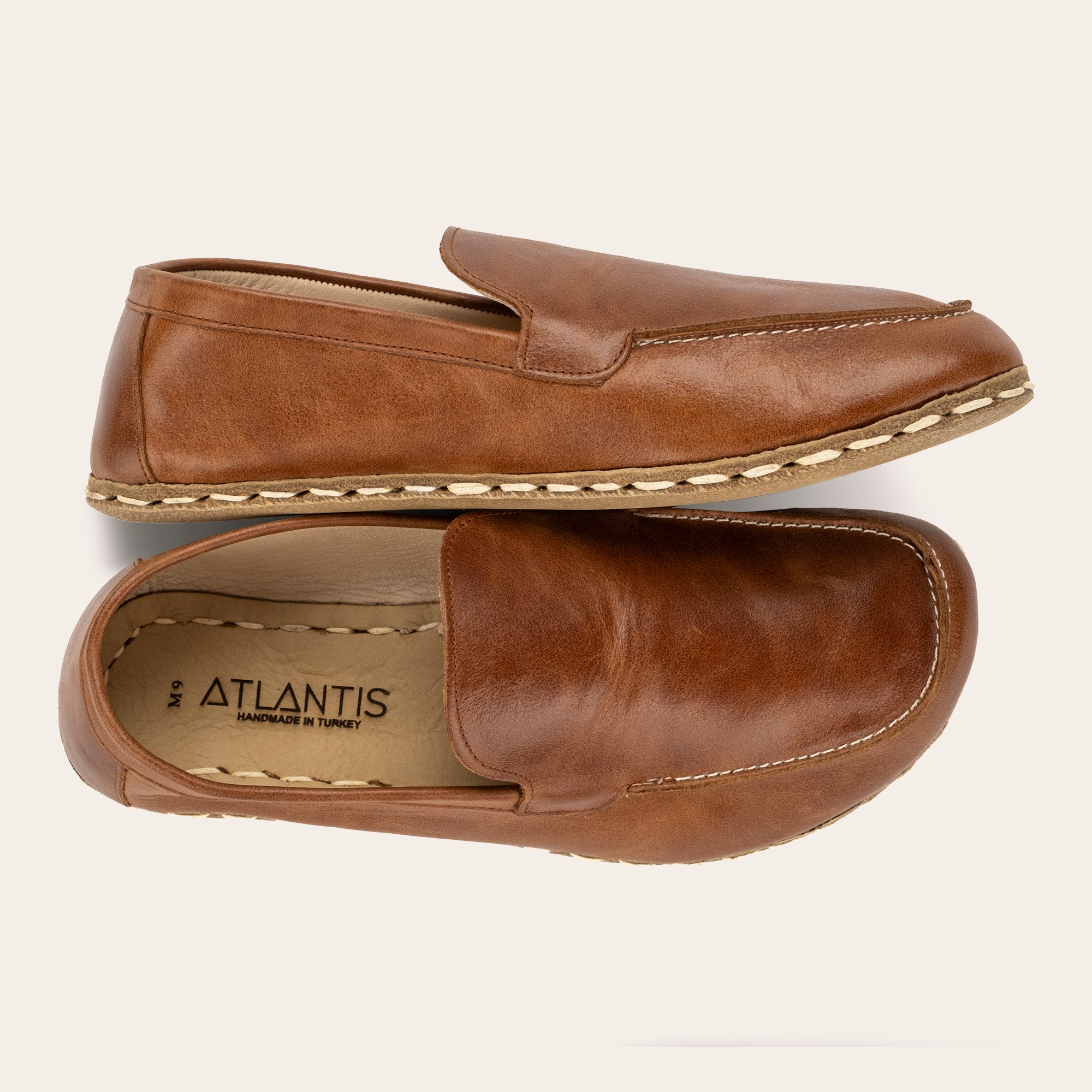 Men's Antique Brown Moccasins – SARDINELLI