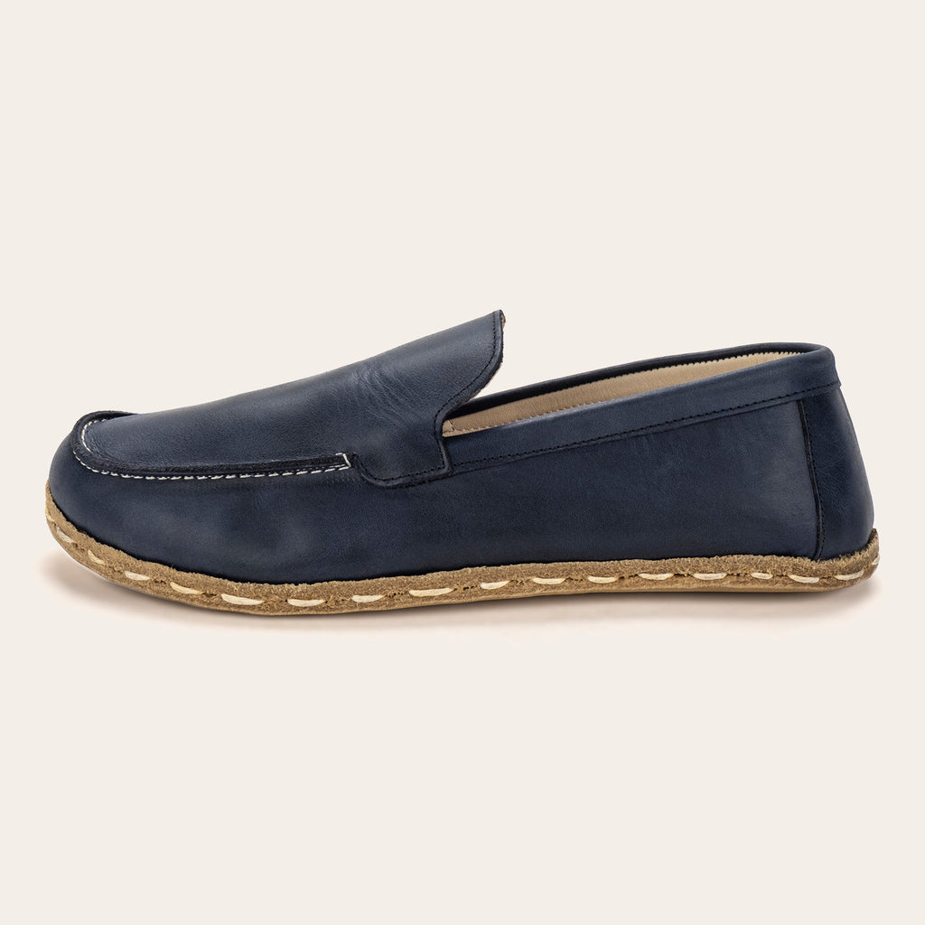 Men's Blue Moccasins