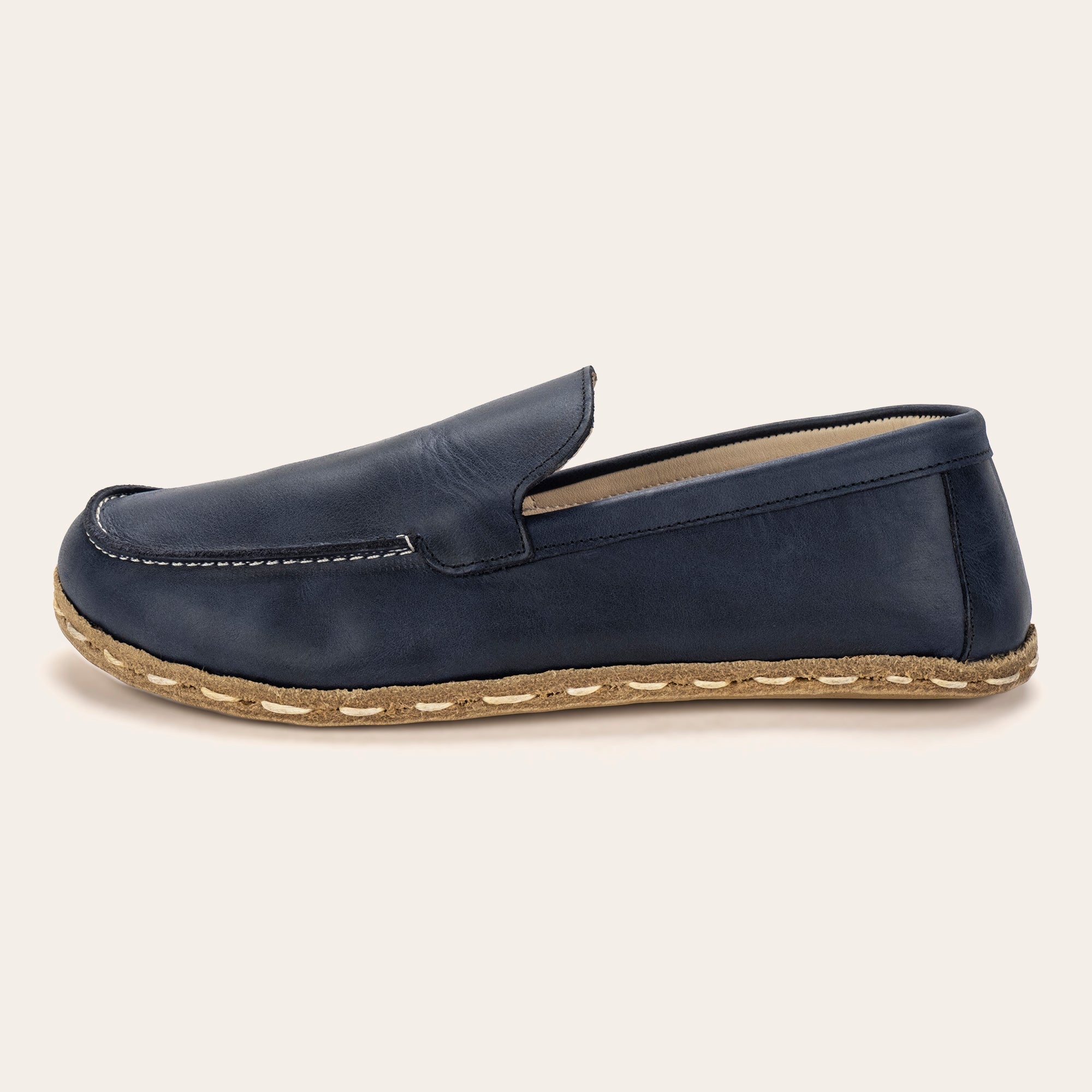 Men's Blue Moccasins