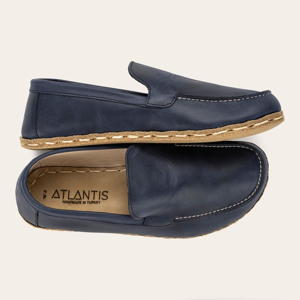 Men's Blue Moccasins