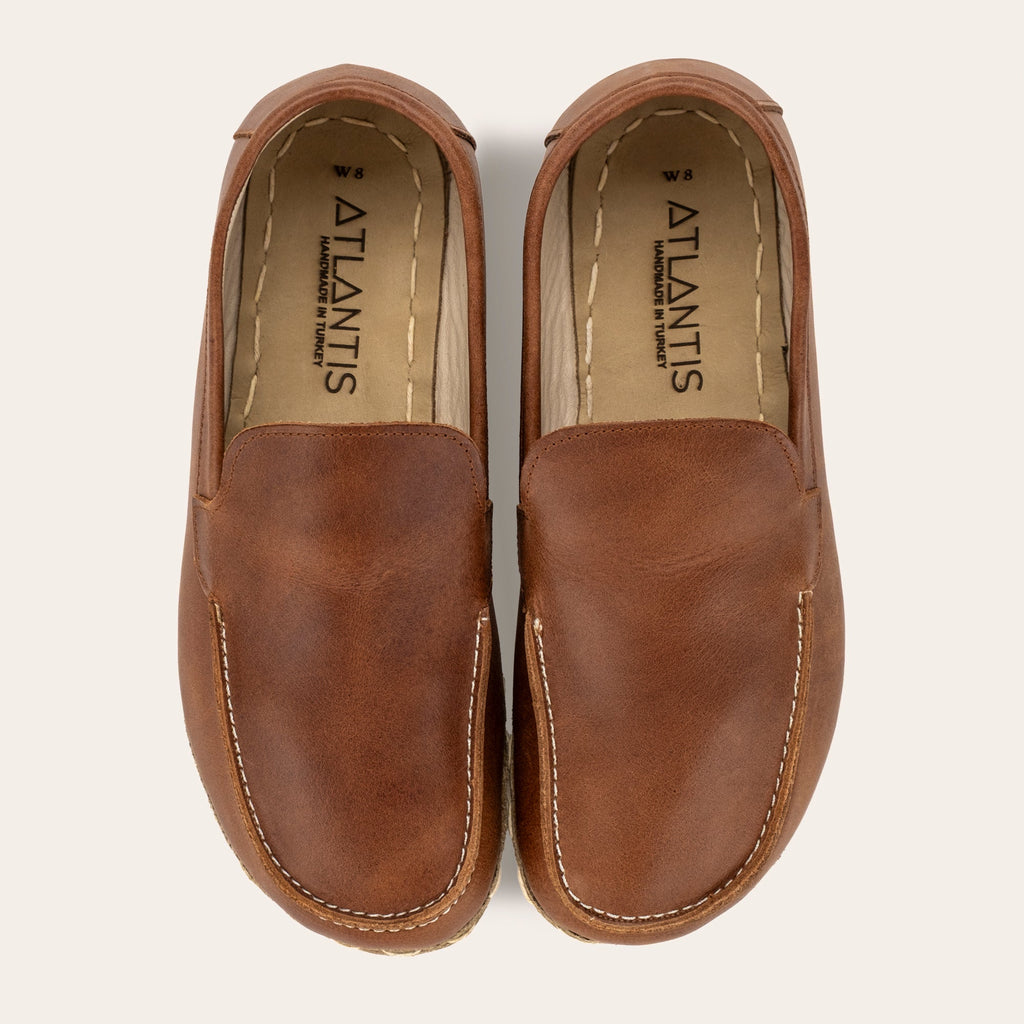 Men's Lion Brown Moccasins