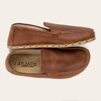 Men's Lion Brown Moccasins