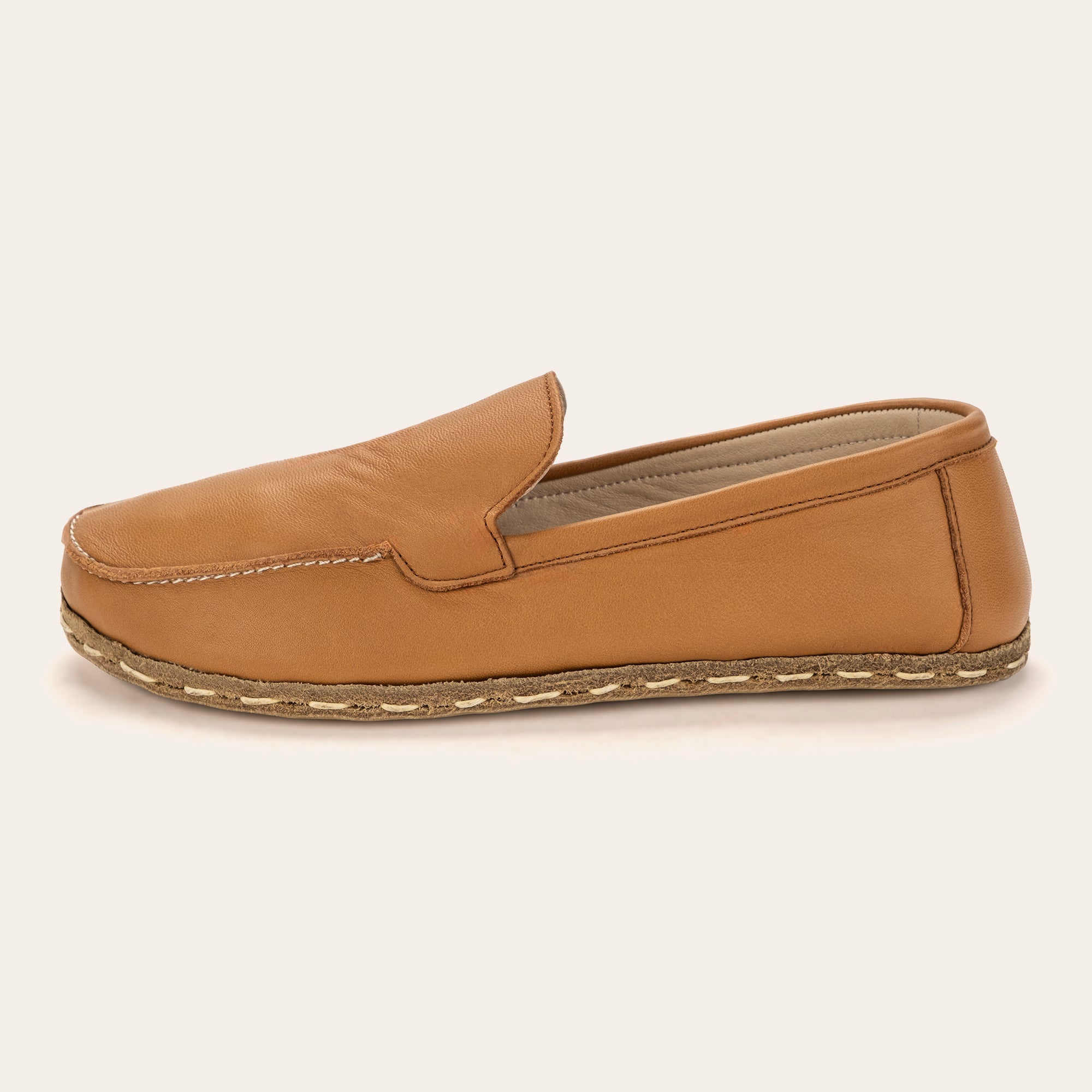 Men's Coconut Brown Moccasins