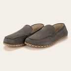 Women's Gray Moccasins