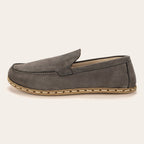 Women's Gray Moccasins