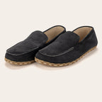 Men's Black Nubuck Moccasins