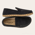 Men's Black Nubuck Moccasins