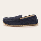Men's Navy Nubuck Moccasins