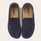 Men's Navy Nubuck Moccasins