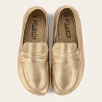 Men's Gold Penny Loafers
