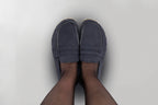 Men's Navy Nubuck Penny Loafers