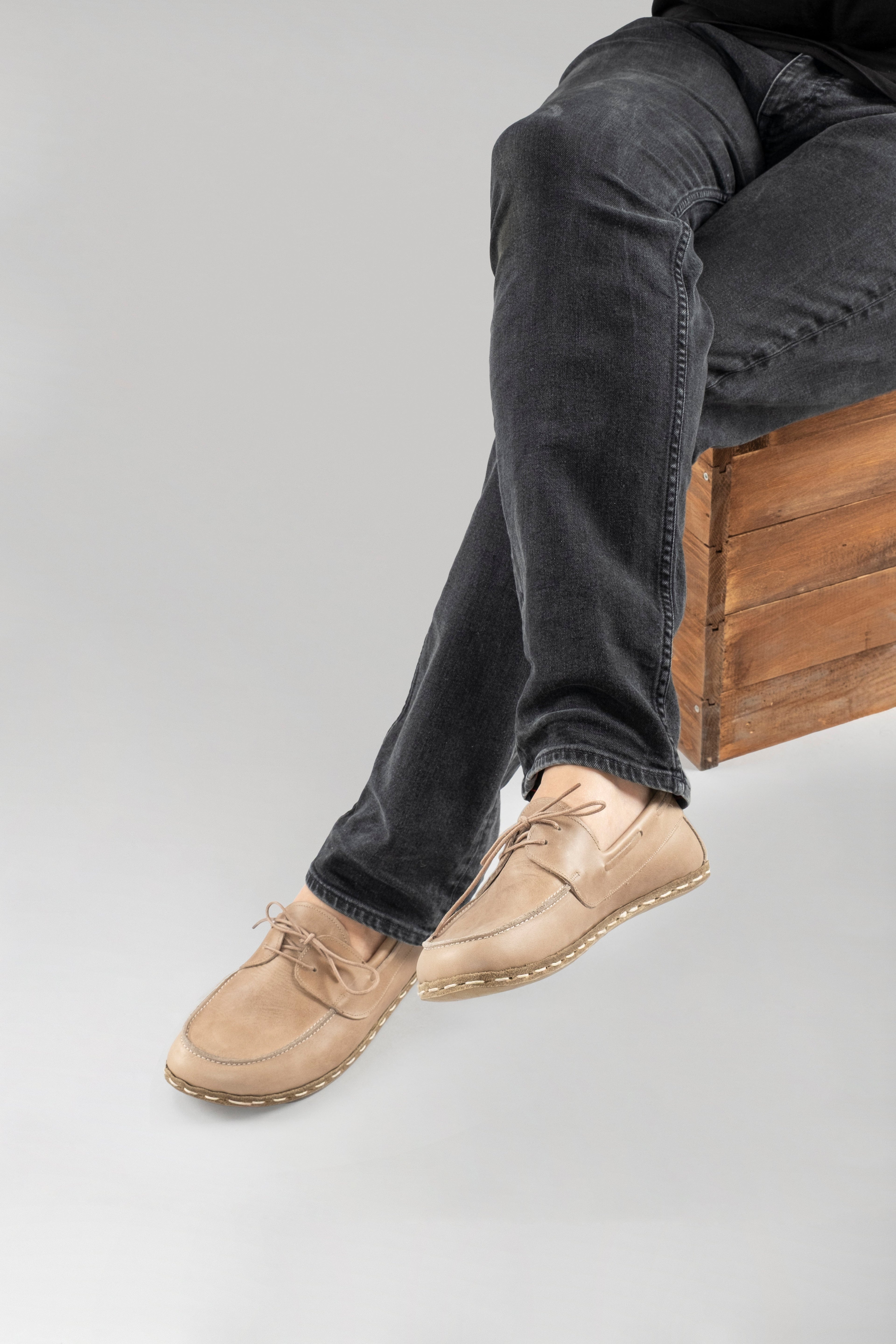 Men's Tan Dock Shoes
