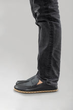 Men's Black Moccasins