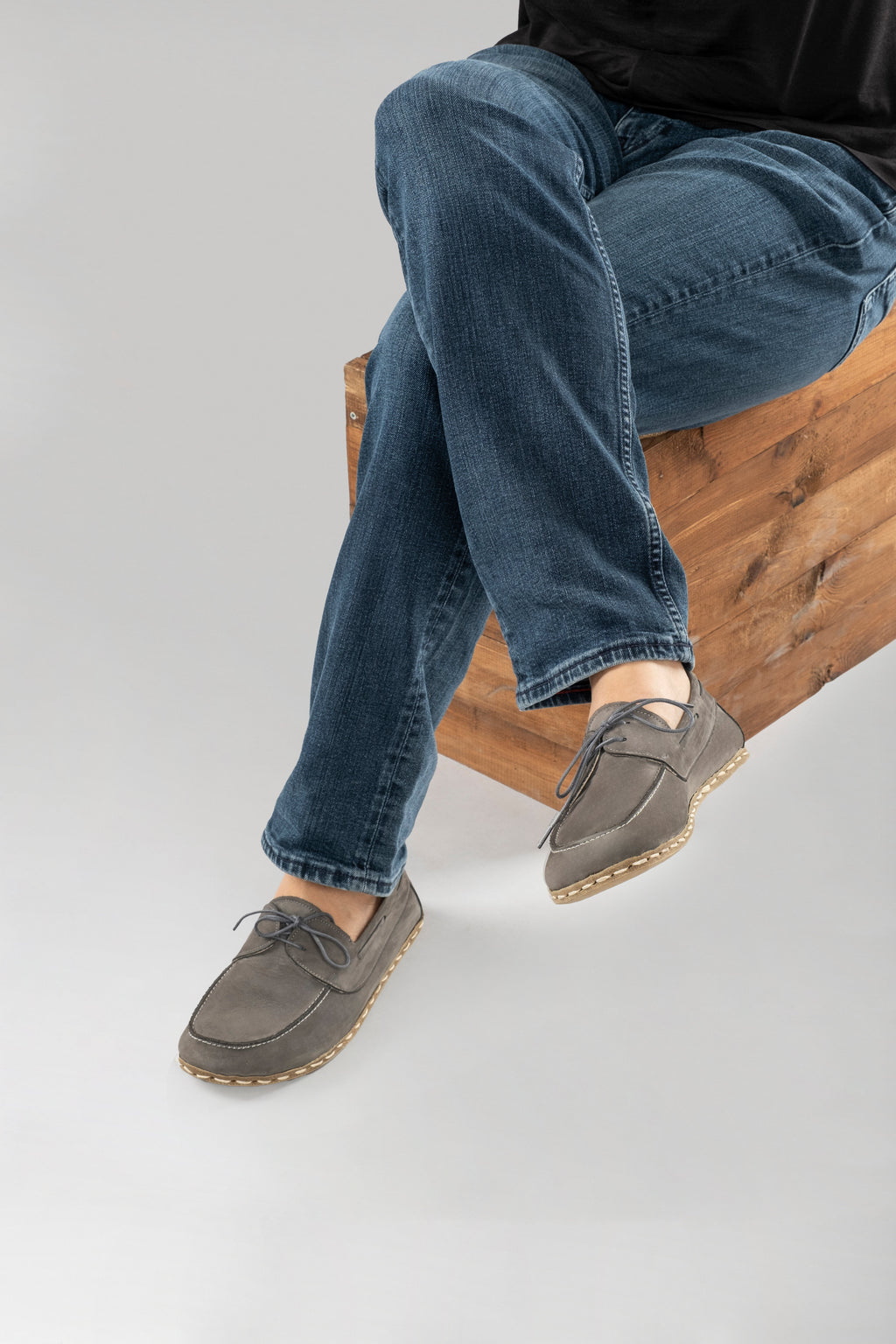Men's Gray Dock Shoes