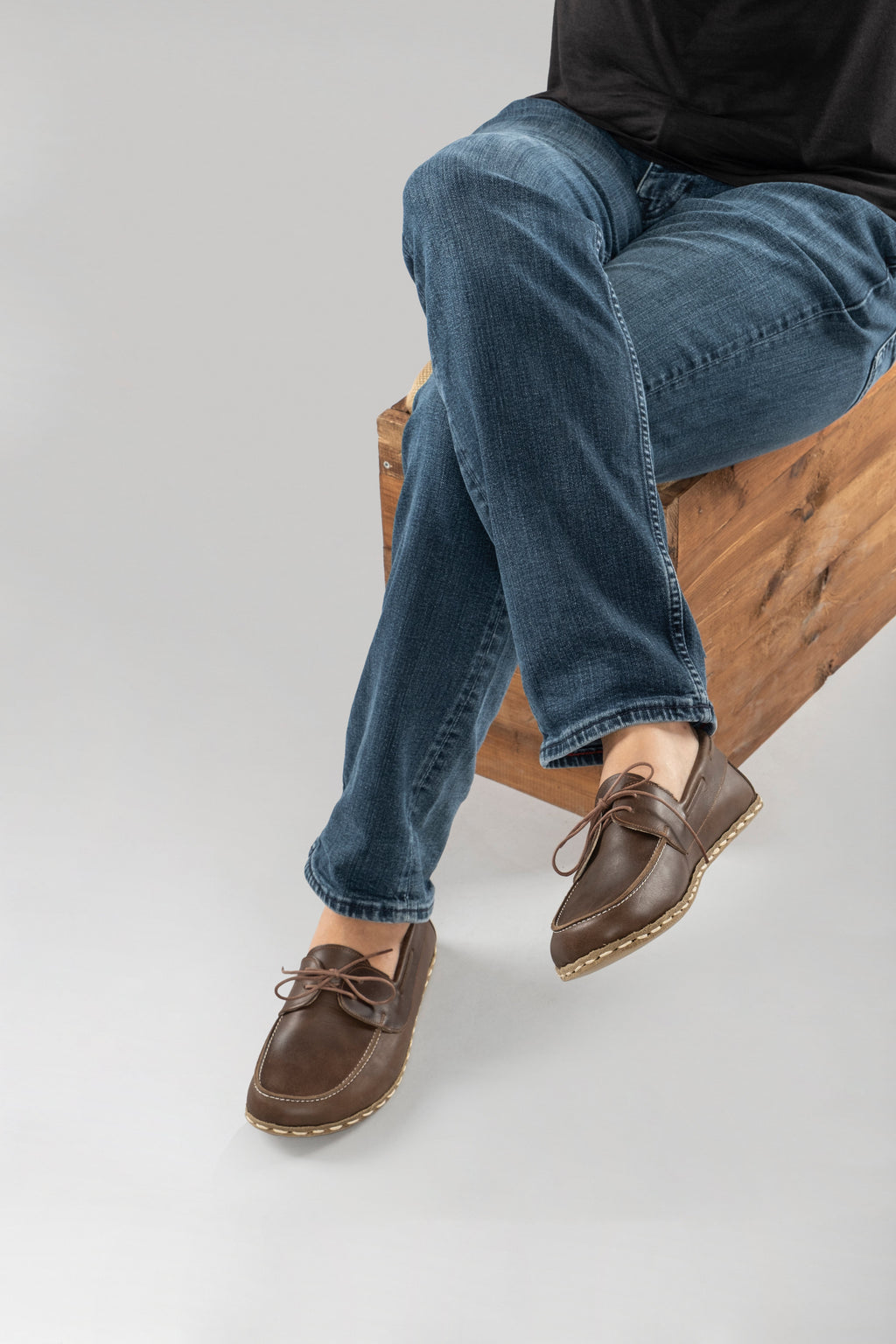 Men's Coffee Brown Dock Shoes