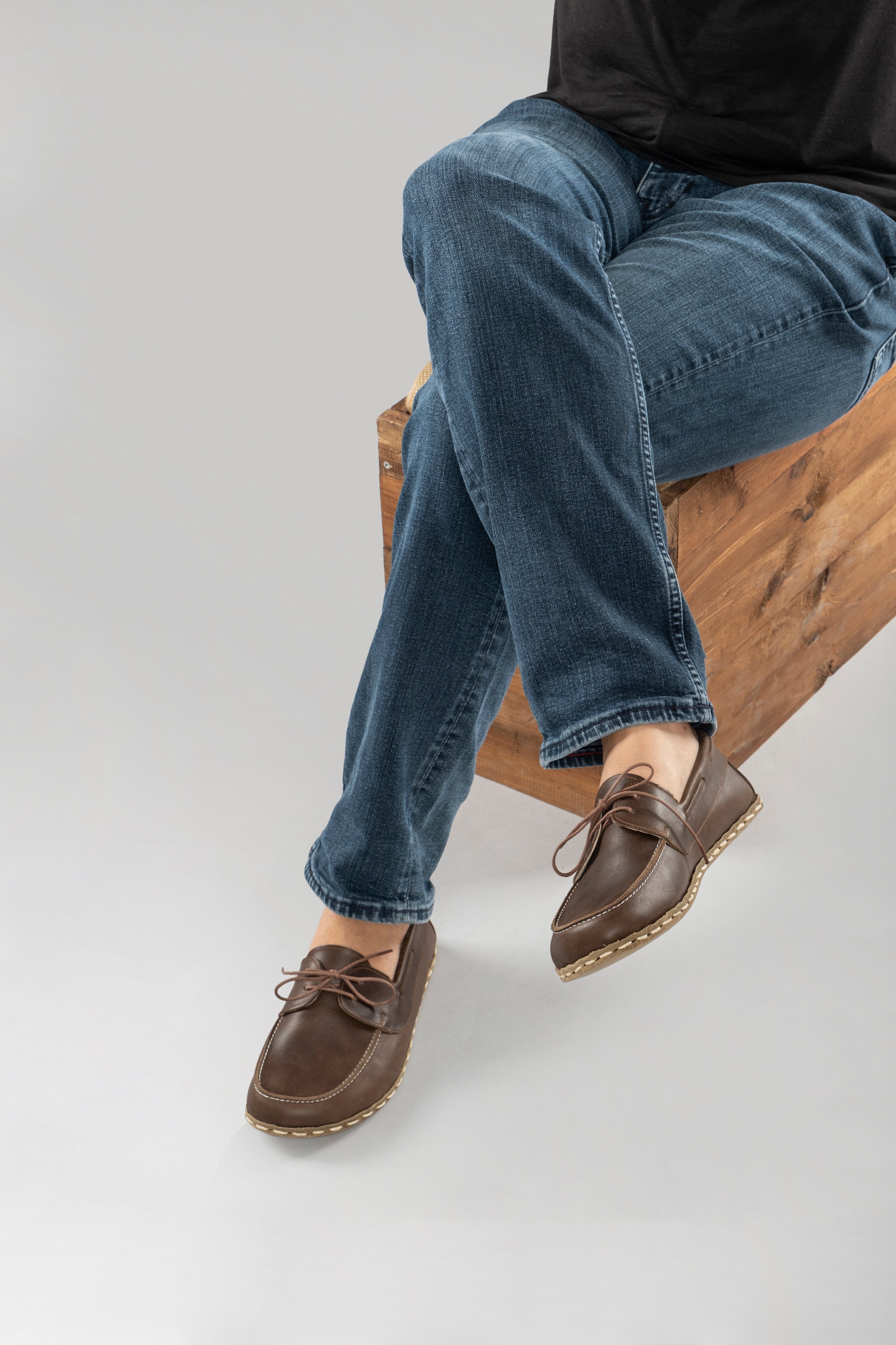Men's Coffee Brown Dock Shoes
