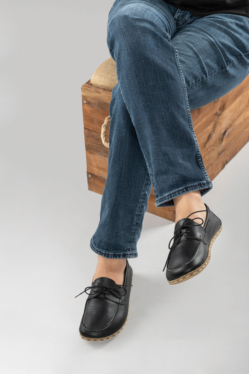 Men's Black Dock Shoes
