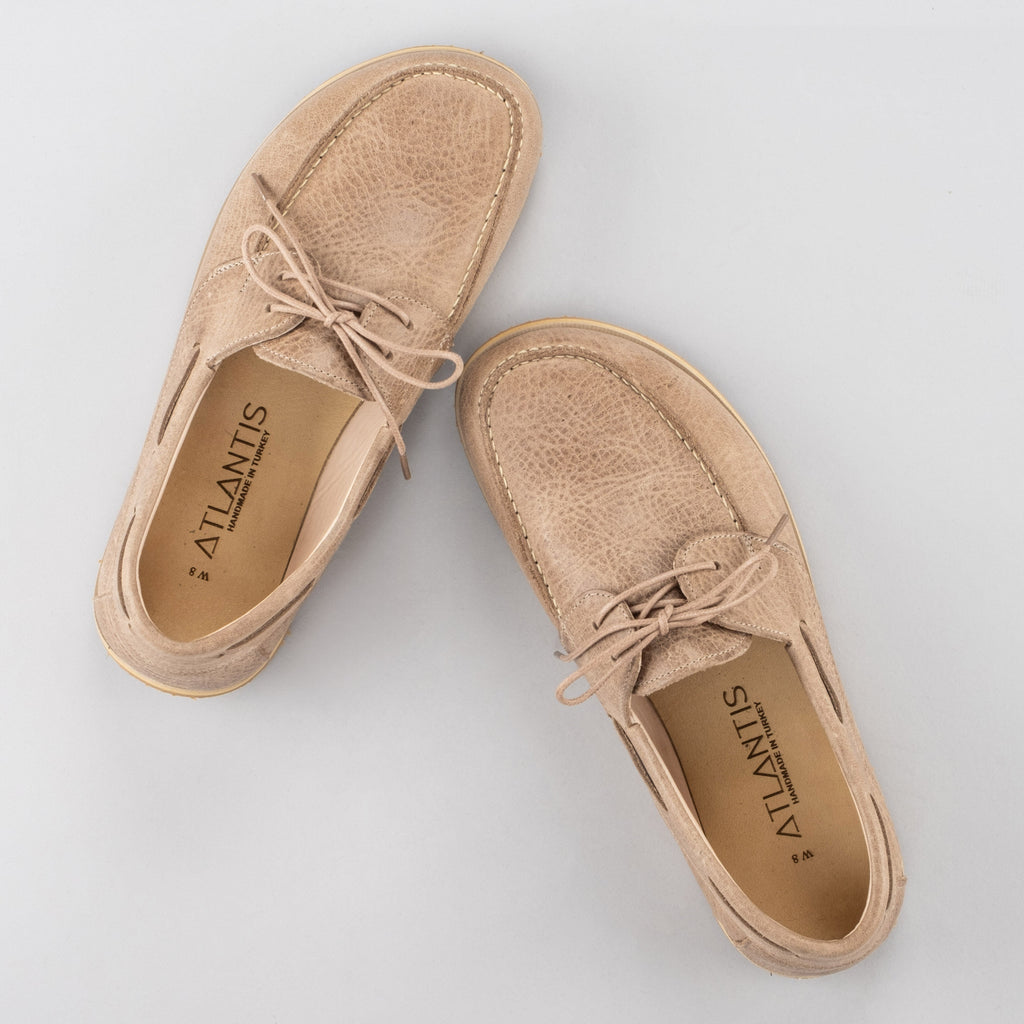 Men's Tan Boat Shoes