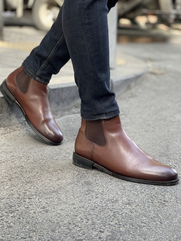 Sardinelli Aarau Brown Chelsea Boots