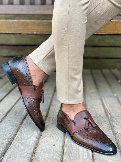 Sardinelli Aarau Brown Tassel Loafers