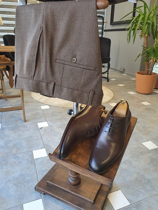 Sardinelli Aarau Wholecut Brown Oxford Shoes