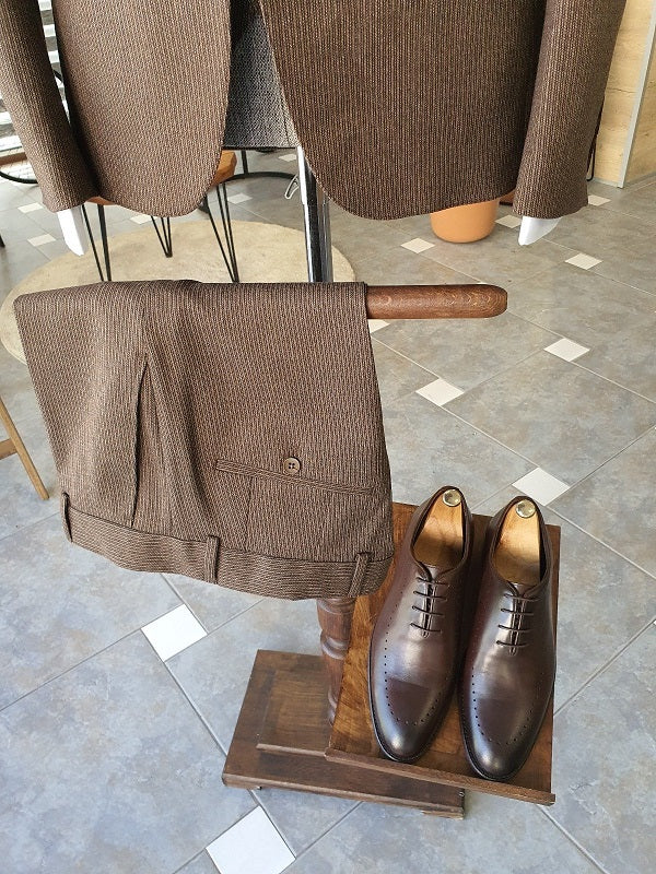 Sardinelli Aarau Wholecut Brown Oxford Shoes