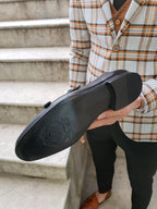 Sardinelli Black Monk Strap Dress Shoes