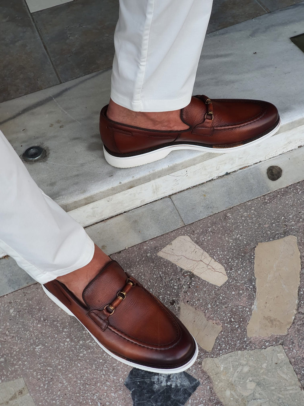 Sardinelli Bolzano Brown Bit Loafers