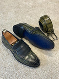 Sardinelli Cadiz Kilt Green Loafers