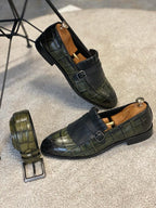 Sardinelli Cadiz Kilt Green Loafers