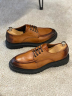 Sardinelli Cadiz Tan Derby Shoes