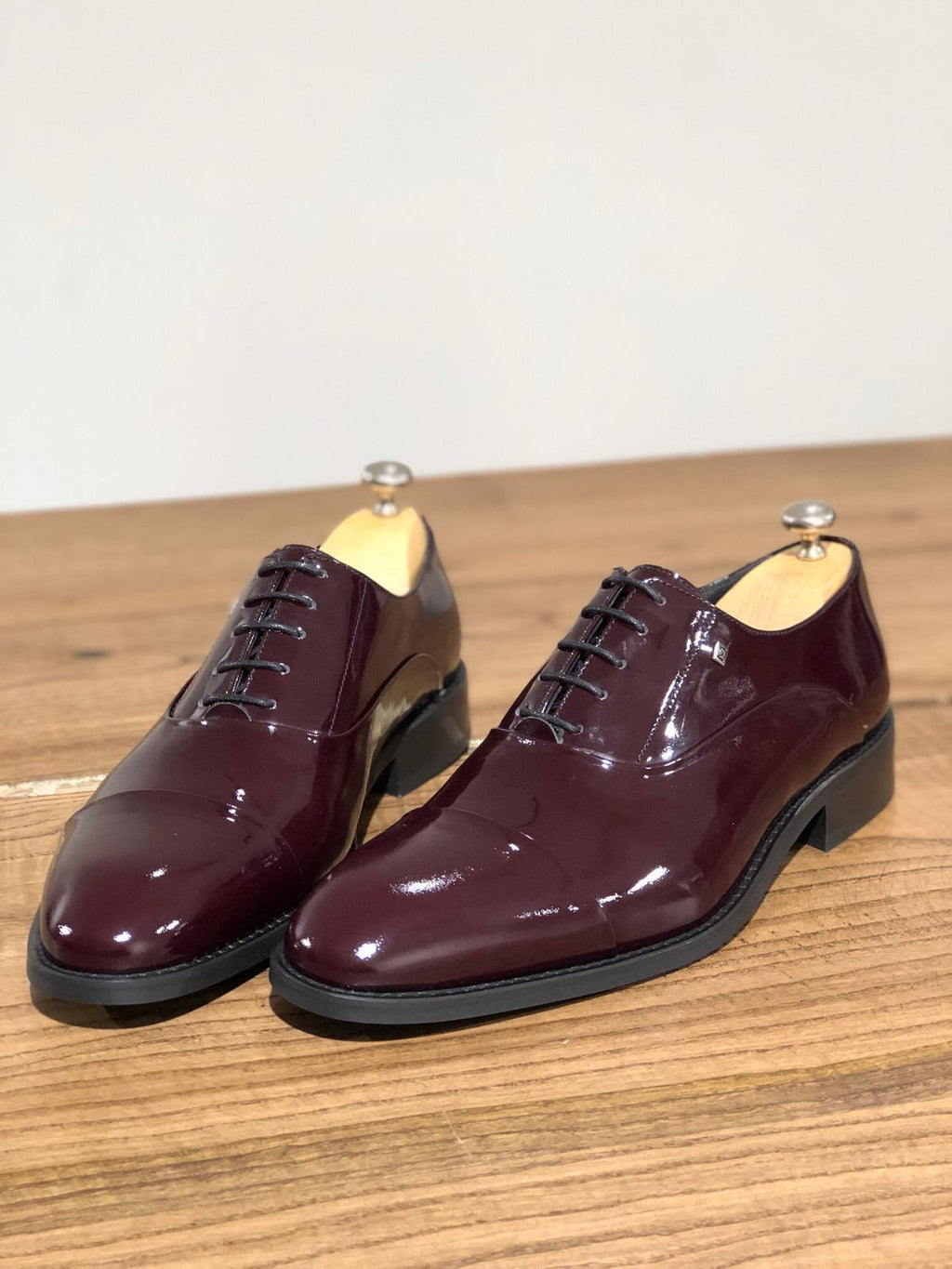Sardinelli Casoria Classic Wholecut Burgundy Oxford Shoes