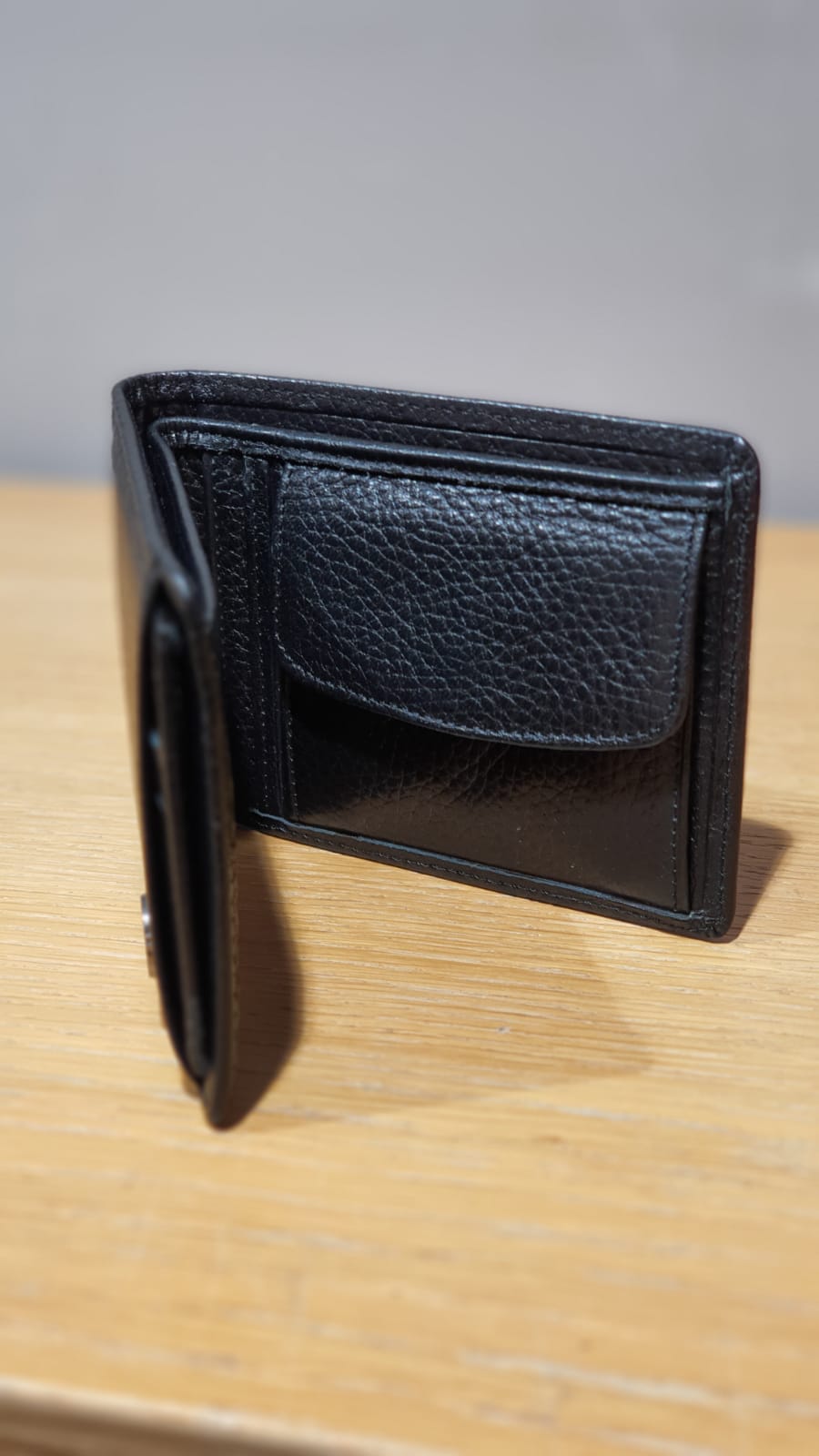 Sardinelli Charlotte Black Leather Wallet