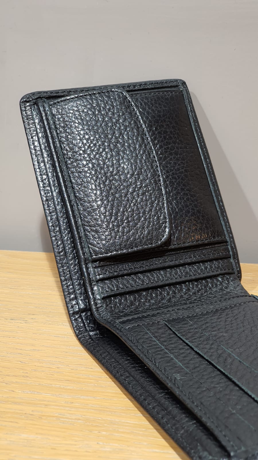Sardinelli Charlotte Black Leather Wallet
