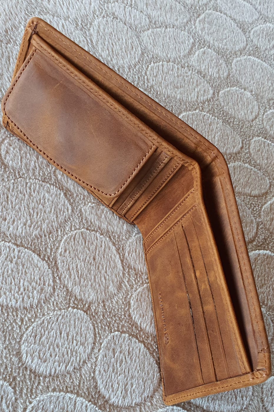 Sardinelli Charlotte Tan Leather Wallet