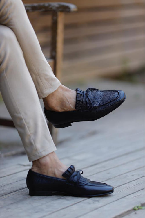 Black Loafers for Men – SARDINELLI display picture 3