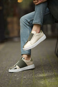 Sardinelli Forli Beige Laceless Slip-On Sneakers