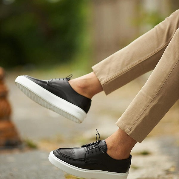 Sardinelli Forli Black Lace-up Sneakers