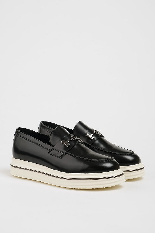 Sardinelli Forli Black Loafers Men