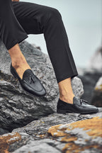 Sardinelli Forli Black Tassel Loafers