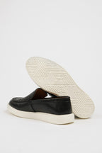 Sardinelli Forli Black Woven Pattern Loafers