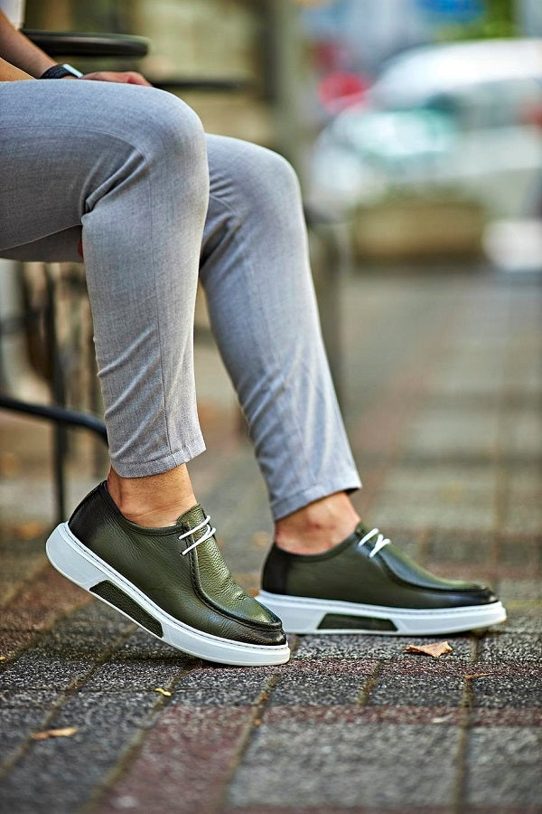 Sardinelli Forli Grain Green Casual Shoes
